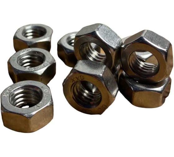 Изображение товара Гайка нержавеющая 23 Болта М6 DIN 934 А2 шестигранная 10 шт АС3100600093D07