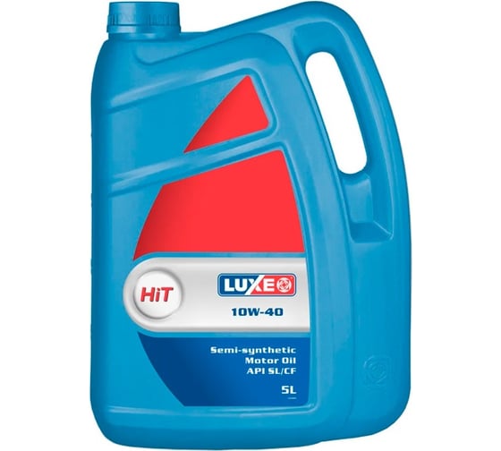 Изображение товара Моторное масло LUXE HIT SAE 10W-40 SL/CF п/с 5 л 124