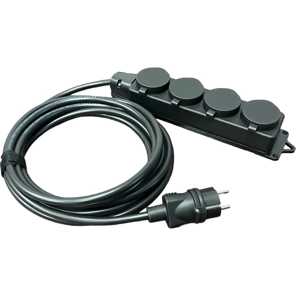 Изображение товара Удлинитель силовой iTOK series iCONNECT тип SU 40 м 4 розетки IP44 с заземлением