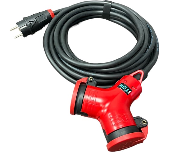 Изображение товара Удлинитель силовой iTOK тип SU, серии iCONNECT PRO, с заземлением, ПВС 3x2,5 мм, 2 гнездa, IP44, ГОСТ, 50 м i-CONNECT-PRO-SU-PVS-325-2-44-50