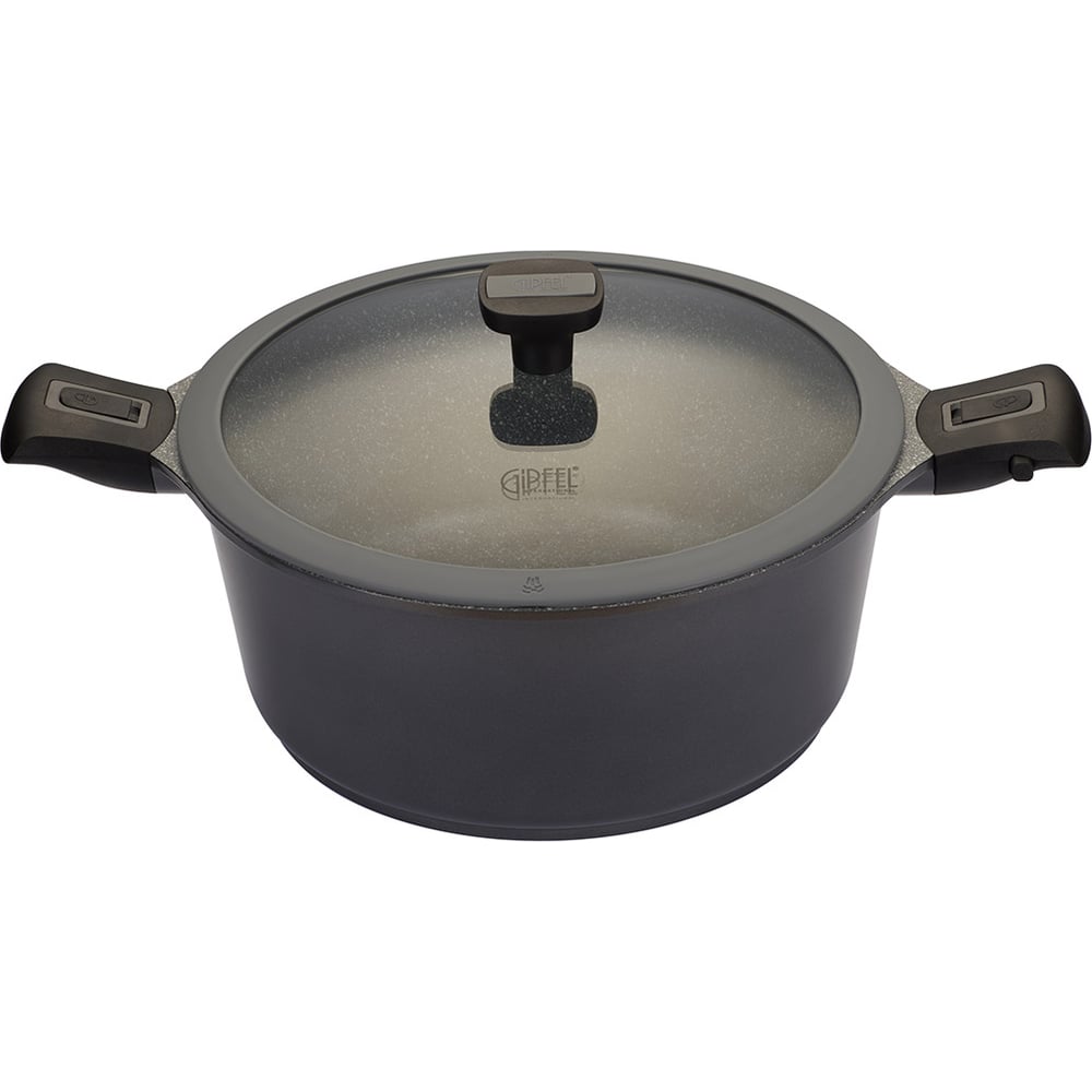 Изображение товара Кастрюля Gipfel Batista 28 см 6, 5 л - литой алюминий, антипригарное покрытие