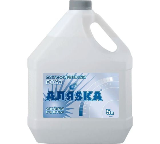 Изображение товара Дистиллированная вода 5 л АЛЯSКА 5519