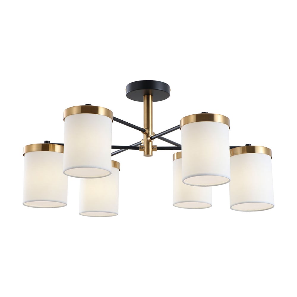 Изображение товара Люстра на штанге ARTE LAMP MODELLO A4099PL-6BK 6 ламп модерн