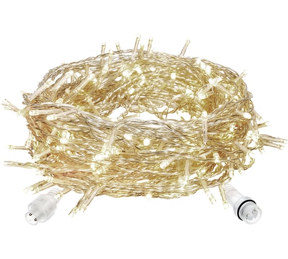 Изображение товара Электрогирлянда-конструктор VEGAS Бахрома 24V, 72 теплых LED ламп 55006
