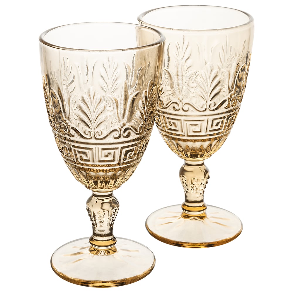 Изображение товара Набор бокалов Gipfel Attica 2 предмета стекло рельефный дизайн универсальный