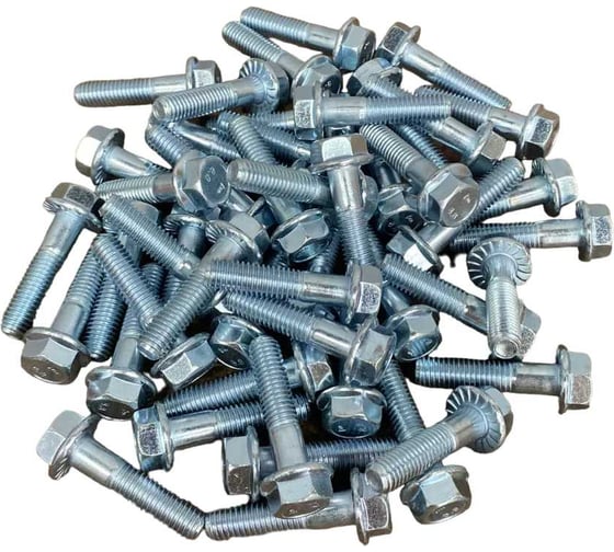 Изображение товара Болт 23 Болта М8x35 с фланцем класс прочности 8.8 ОЦ DIN6921, 50 шт. 8869210835ф50