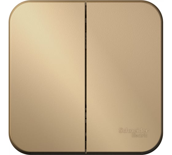 Изображение товара 2-клавишный выключатель Systeme Electric BLANCA, открытой установки, 10А, 250B, ТИТАН BLNVA105014