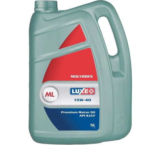 Изображение товара Моторное масло LUXЕ Молибден SAE 15w40 API SJ/CF ч/с 5 л 30476
