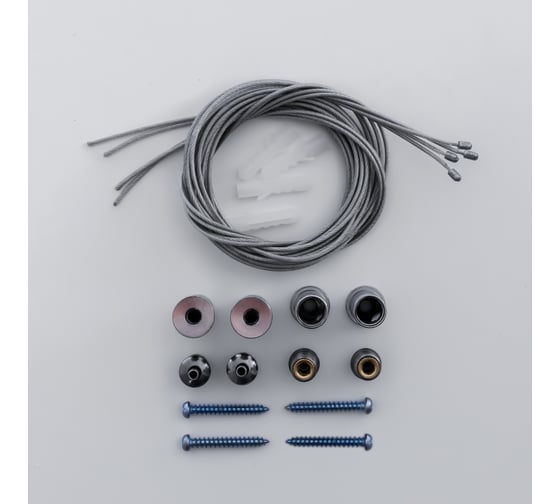 Изображение товара Тросы для подвеса ELEGANZ любых ультратонких панелей марки ЭЛЕГАНЗ (4шт в уп, длина 1,5м), 1шт 1709