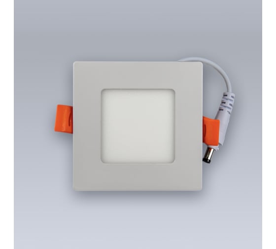 Изображение товара Светодиодная встраиваемая панель ELEGANZ металл белый Квадрат 3W холодная 6000К 220V, 1шт 1450