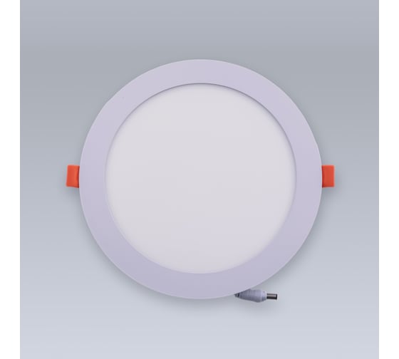 Изображение товара Светодиодная встраиваемая панель ELEGANZ металл белый Круг 18W нейтральная 4500К 220V, 1шт 1475