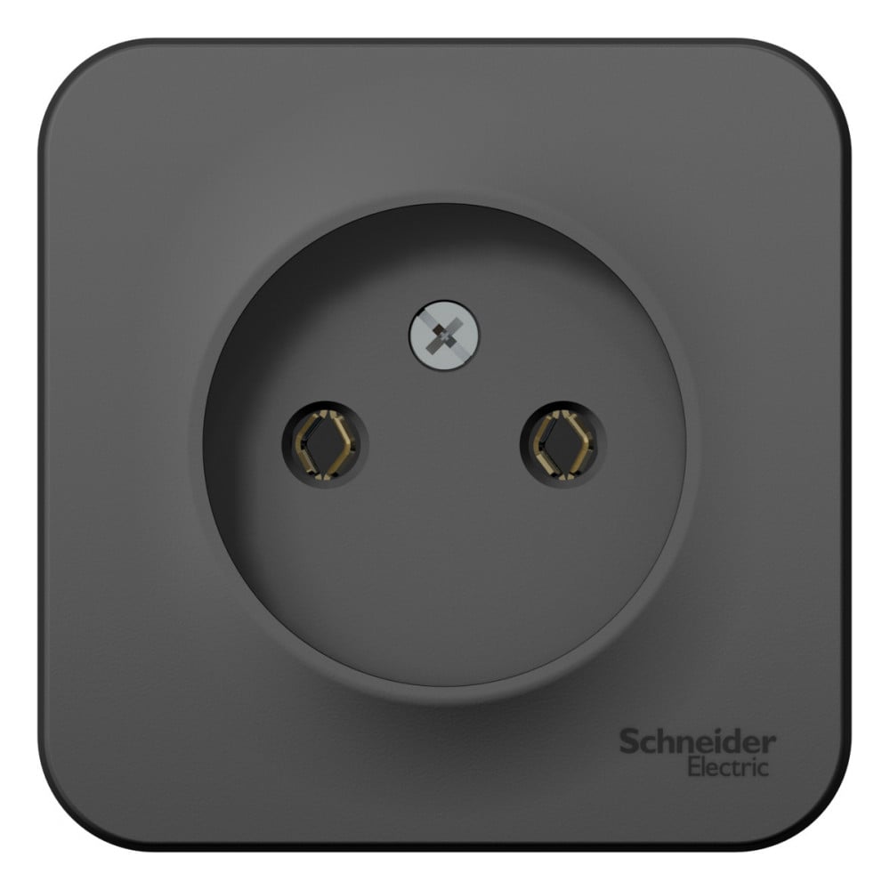 Изображение товара Розетка Systeme Electric BLANCA О/У без заземления антрацит