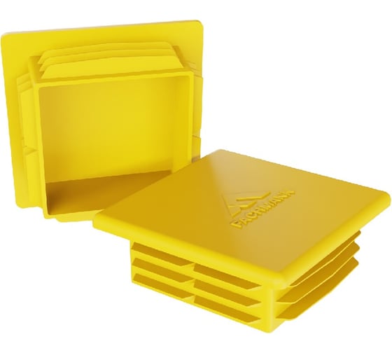 Изображение товара Заглушка Fachmann 50x50 мм пластиковая для металлического профиля и труб 50 шт. в упаковке 11.512