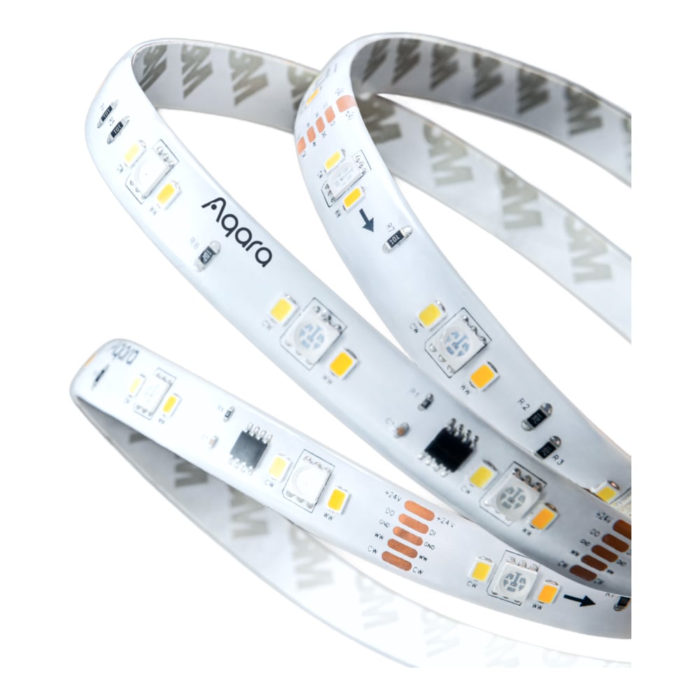 Изображение товара Умная светодиодная лента AQARA LED Strip T1 Extension RLSE-K01D 1 м RGB Wi-Fi Zigbee Изображение товара Умная светодиодная лента AQARA LED Strip T1 Extension RLSE-K01D 1 м RGB Wi-Fi Zigbee