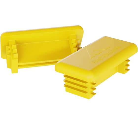 Изображение товара Заглушка Fachmann 41x21 мм пластиковая для металлического профиля и труб 50 шт. в упаковке 11.514