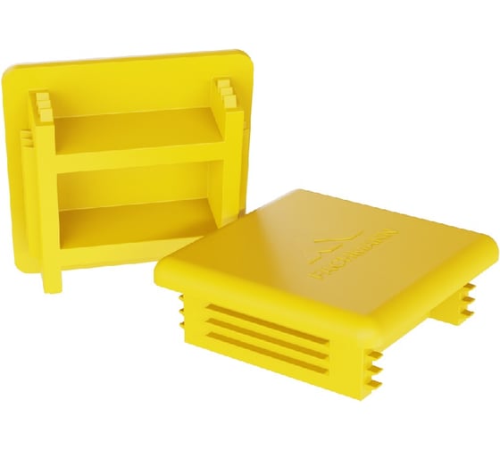 Изображение товара Заглушка Fachmann 41x41 мм пластиковая для металлического профиля и труб 40 шт. в упаковке 11.515