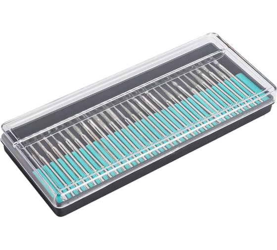 Изображение товара Набор шарошек с алмазным напылением (30 шт; 45x3мм) SKRAB 21135