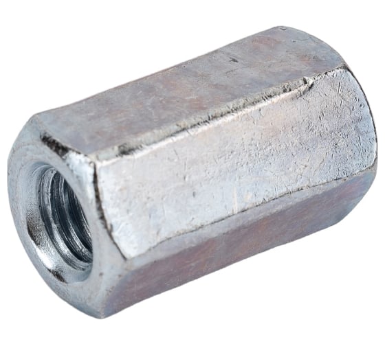 Изображение товара Переходная гайка Стройметиз М10 DIN 6334, цинк уп. 1 шт 3050061