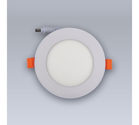 Изображение товара Светодиодная встраиваемая панель ELEGANZ металл белый Круг 6W холодная 6000К 220V, 1шт 1494