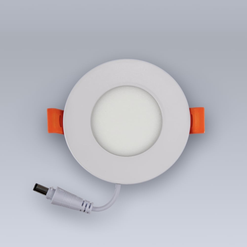 Изображение товара Встраиваемая светодиодная панель ELEGANZ 3W белая Круглая теплый белый 3000К