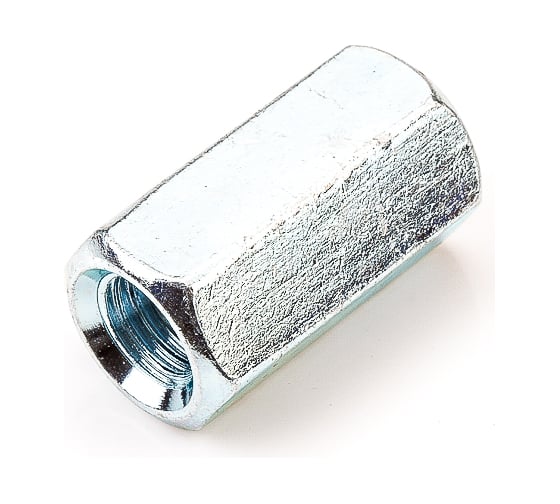 Изображение товара Переходная гайка Стройметиз М16 DIN 6334, цинк уп. 1 шт 3050091