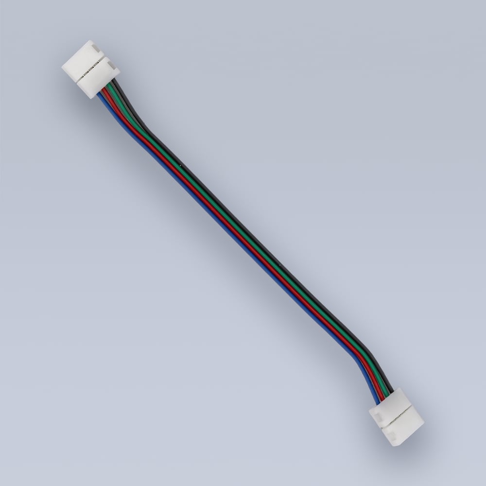 Изображение товара Коннектор выводной ELEGANZ RGB 02 для светодиодных лент 10 мм, 4 шт
