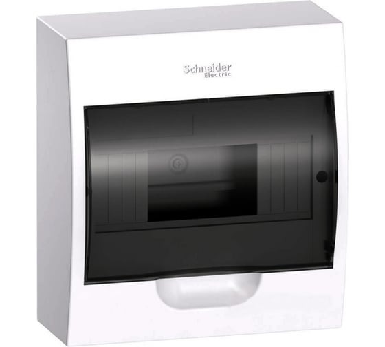Изображение товара Корпус навесной с прозрачной дверцей Systeme Electric (Schneider Electric) City9 Box 1ряд/8модулей EZ9E108S2SRU
