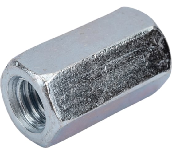 Изображение товара Переходная гайка Стройметиз М8 DIN 6334, цинк уп. 1 шт 3050051