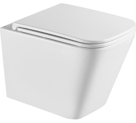 Изображение товара Унитаз подвесной Lemark FLOREX безободковый с сиденьем микролифт, смыв вихревой Тонадо 3.0, белый глянец 9614001