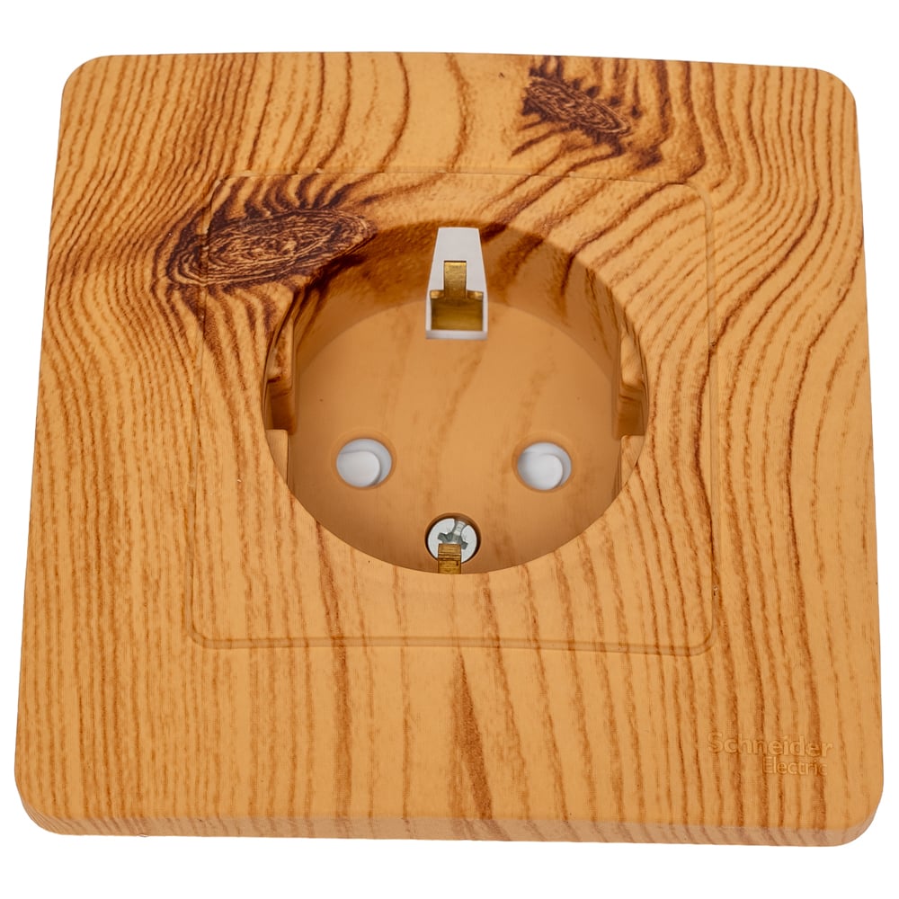 Изображение товара Розетка Systeme Electric BLANCA для скрытой установки с заземлением и защитными шторками