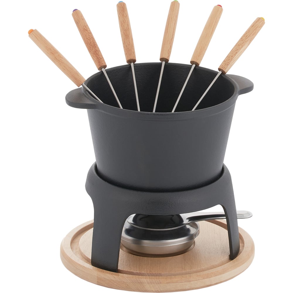 Изображение товара Набор для фондю Gipfel 6 вилочек, кастрюля и подставка 51857