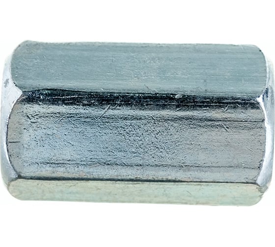 Изображение товара Переходная гайка Стройметиз М6 DIN 6334, цинк уп. 1 шт 3050041