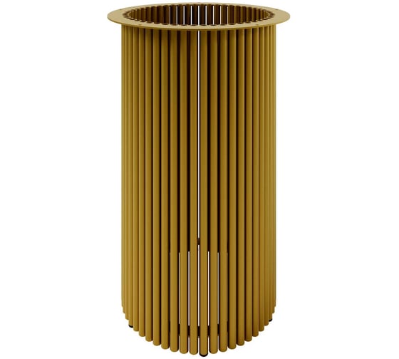 Изображение товара Подстолье металлическое круглое GENGLASS золотое TRUBIS L GGTP-09-1-L