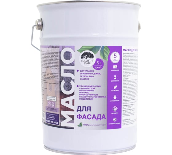Изображение товара Масло для фасада MIGHTY OAK 5л MO184