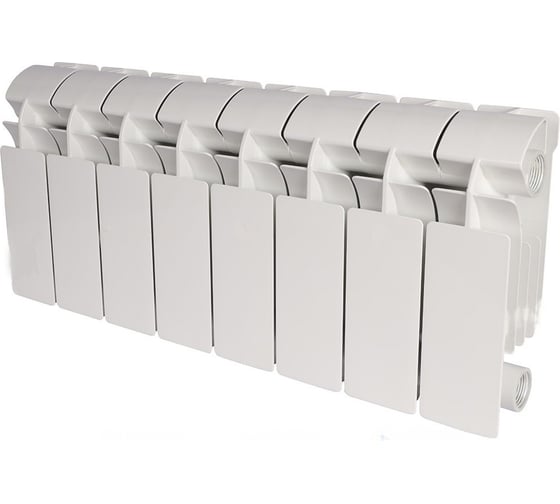 Изображение товара Радиатор алюминиевый Global VOX-R 200 8 секций, боковое подключение, белый RAL 9010 RG0092B7F839EF