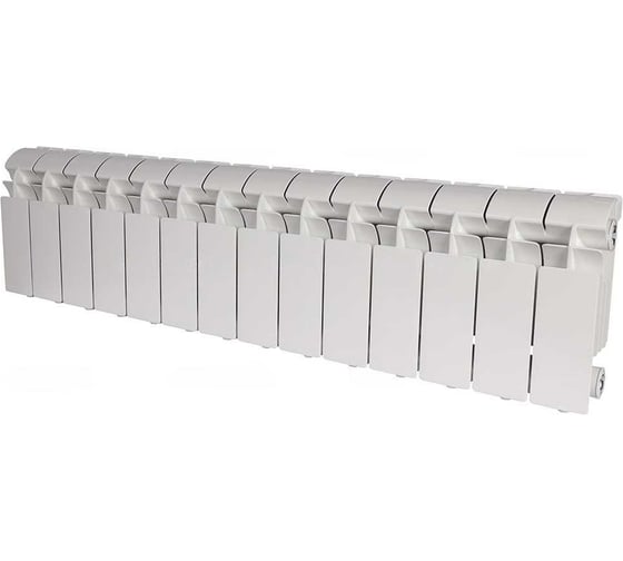 Изображение товара Радиатор алюминиевый Global VOX-R 200 14 секций, боковое подключение, белый RAL 9010 RG0092B7F83QEH
