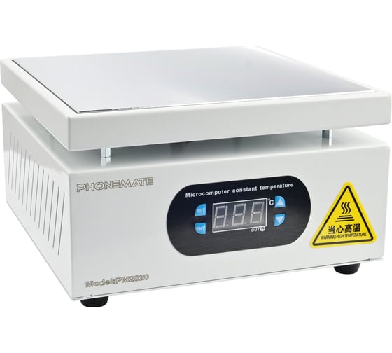 Изображение товара Нагреватель (термостол) Phonemate PM2020 200x200 мм 720Вт до 400С М7761854