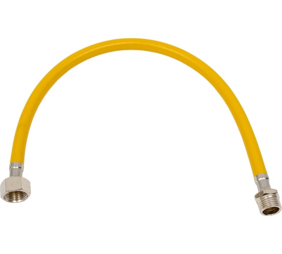 Изображение товара Шланг для газовых приборов Elka 1/2" х 0,5 м, в/н, ПВХ, желтый ИС.100508
