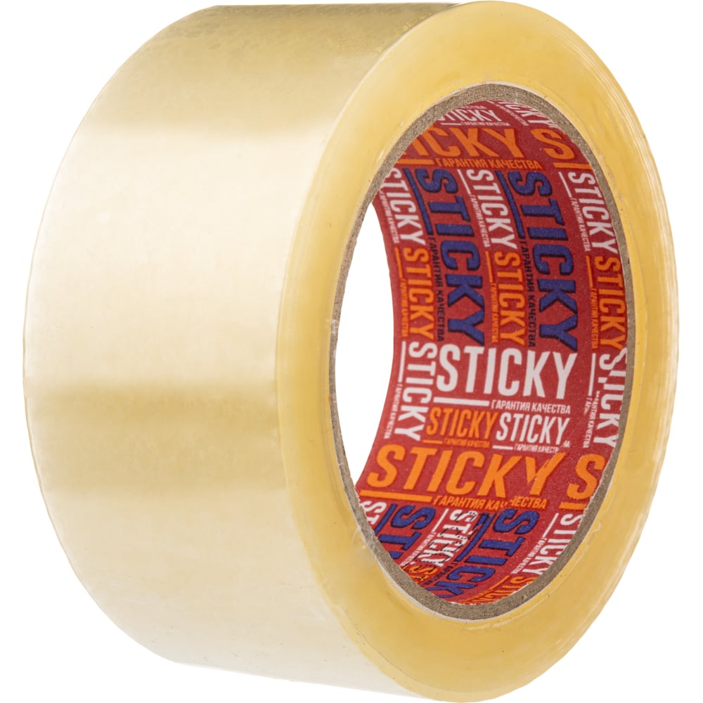 Изображение товара Упаковочная лента STICKY прозрачная 48 мм х 90 м 1012
