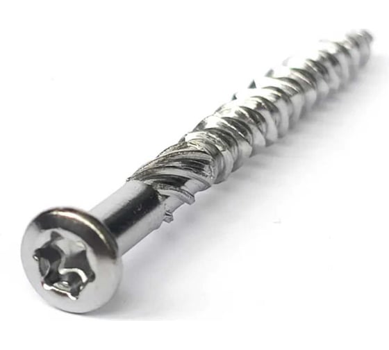 Изображение товара Саморез для террасной доски Левша 5x50 ТХ25, нержавейка С1,100 шт. У5-1700