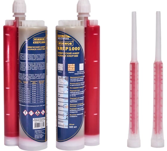 Изображение товара Химический анкер KORNOR KREP1000 585 мл 510920585