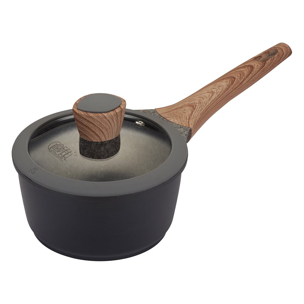 Изображение товара Ковш алюминиевый Gipfel Oliver 16 см, 1.5 л с крышкой и антипригарным покрытием