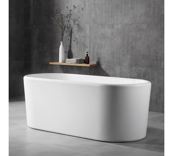Изображение товара Акриловая ванна ABBER белая AB9272-1.6