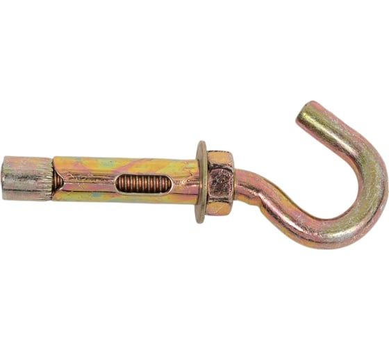 Изображение товара Анкерный болт с крюком Стройметиз 10х50 уп. 2 шт европодвес 2530021