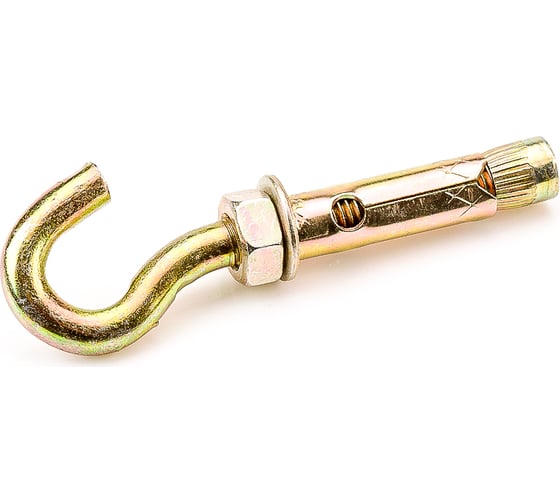 Изображение товара Анкерный болт с крюком Стройметиз 10х60 уп. 2 шт европодвес 2530031