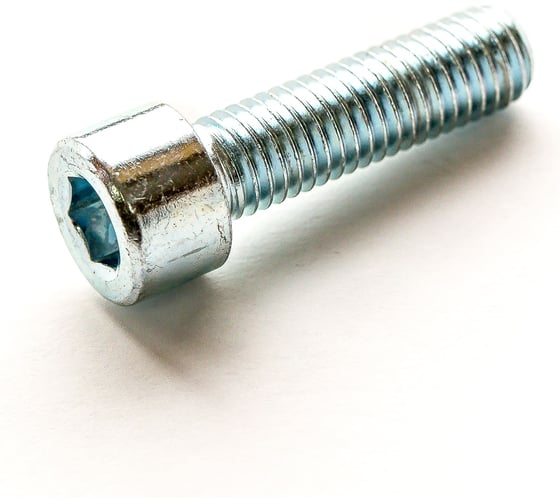 Изображение товара Винт Стройметиз М6х50 DIN 912, класс прочности 8.8, цинк уп. 40 шт коробка 3101284