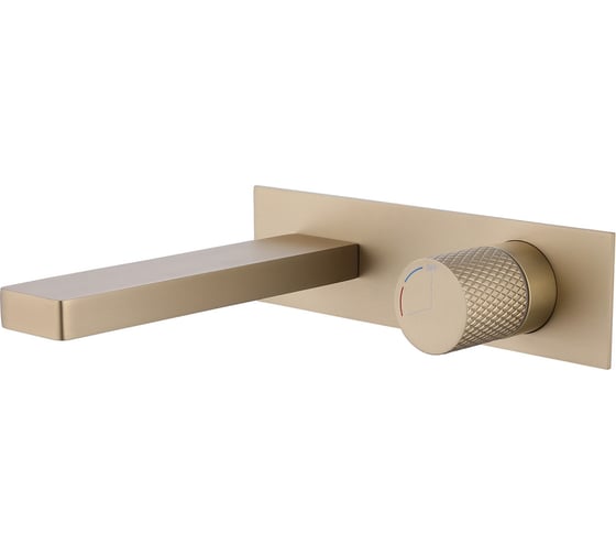 Изображение товара Смеситель для раковины ABBER Rund скрытого монтажа, золото матовое AF8712G