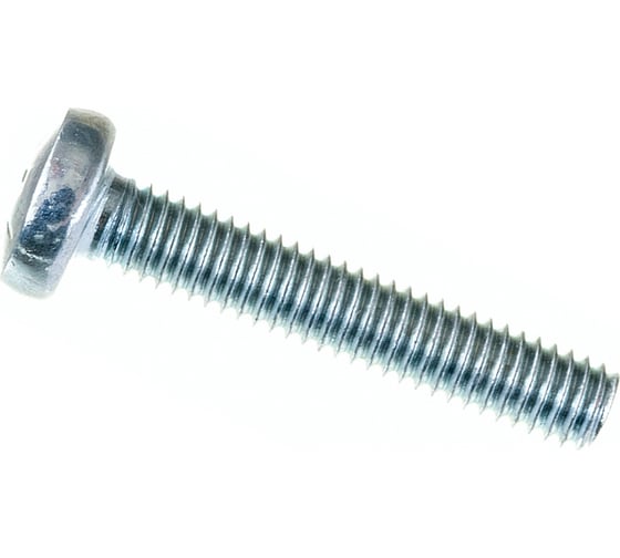 Изображение товара Винт Стройметиз М3х16 DIN 7985, полукруглая головка, цинк уп. 25 шт 3100871