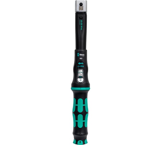 Изображение товара Динамометрический ключ для сменных инструментов WERA Click-Torque X 2 10-50 Нм, L-338 мм WE-075652