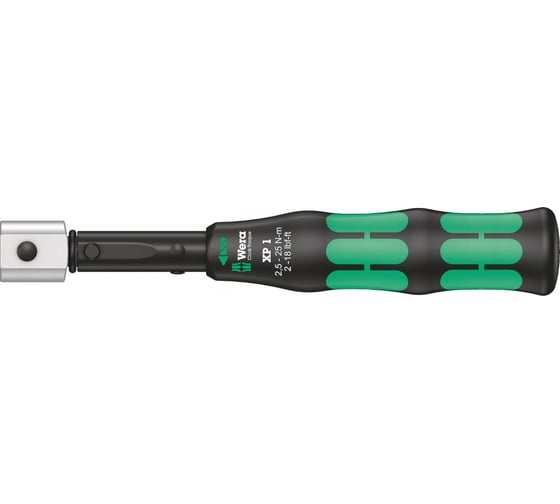 Изображение товара Динамометрический ключ для сменных инструментов WERA Click-Torque XP 2.5-25 Нм, L-217 мм WE-075670